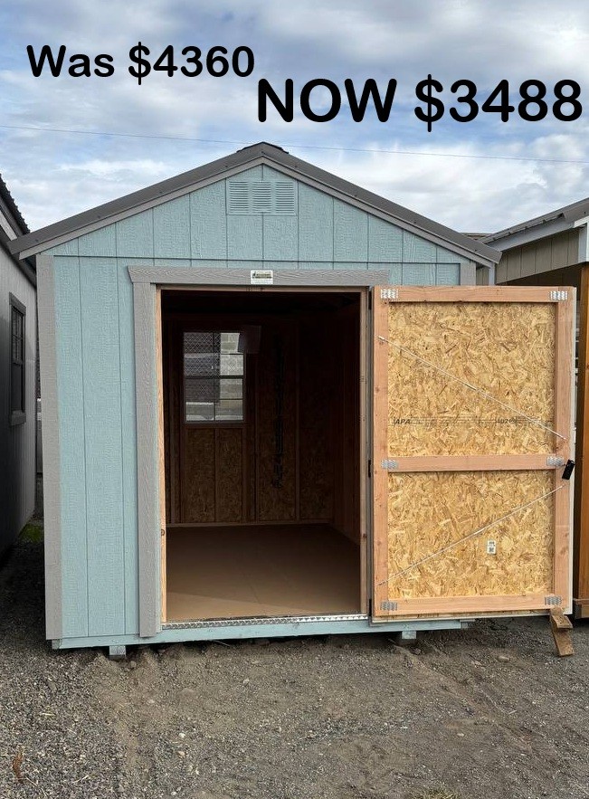 Save NOW! 8×12 Utility Shed ONLY $3488